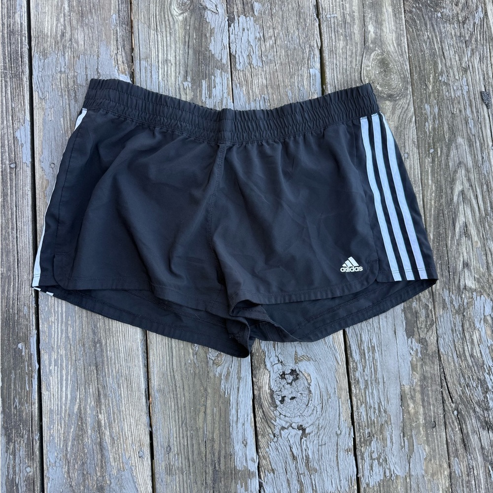 Adidas Aeroready Women's Black Athletic Shorts with Stripes